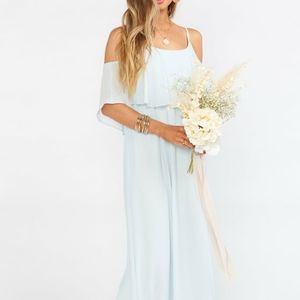 Show Me Your Mumu Caitlin Ruffle Maxi Dress M